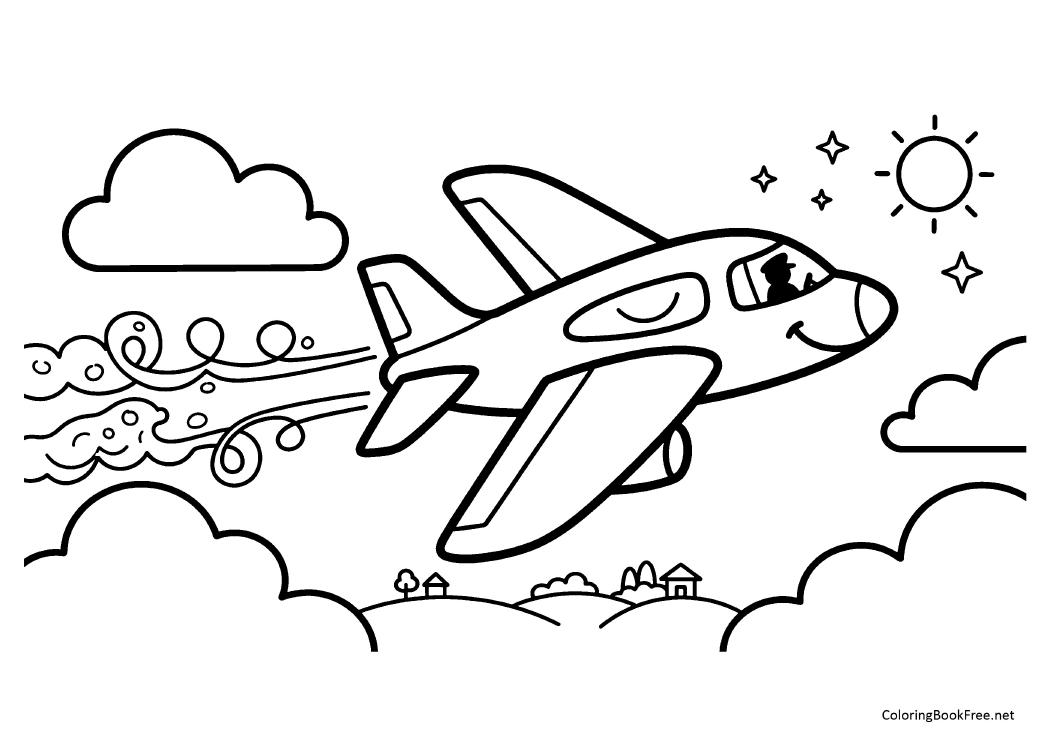 Image of the airplanes10 coloring page