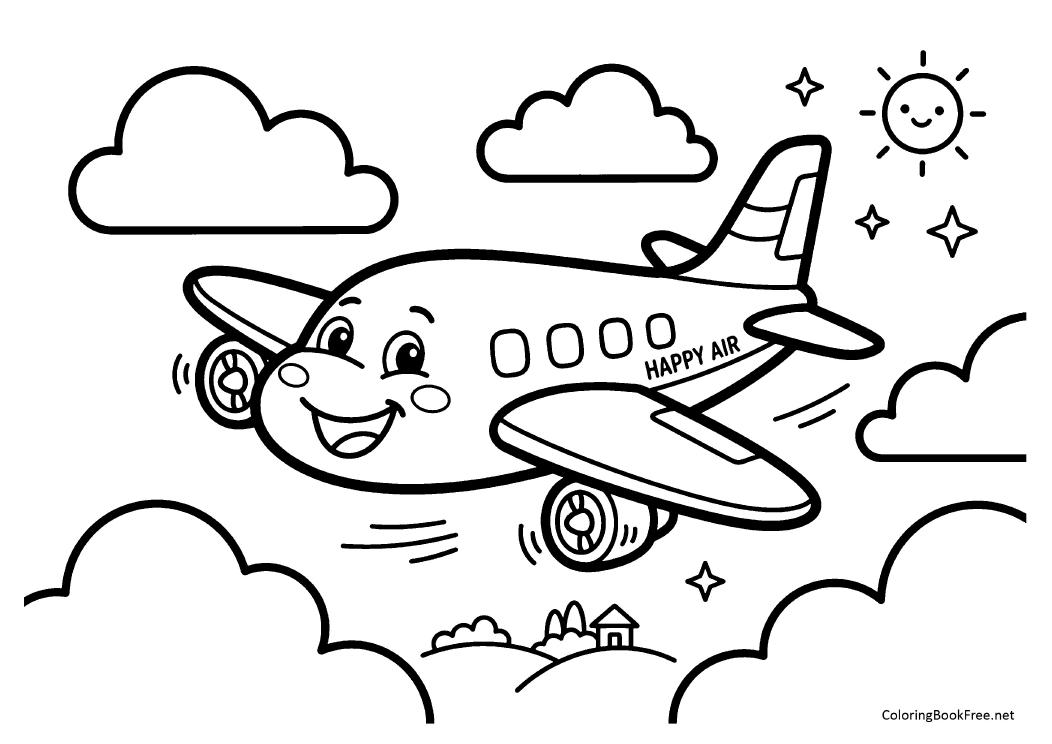 Image of the airplanes11 coloring page