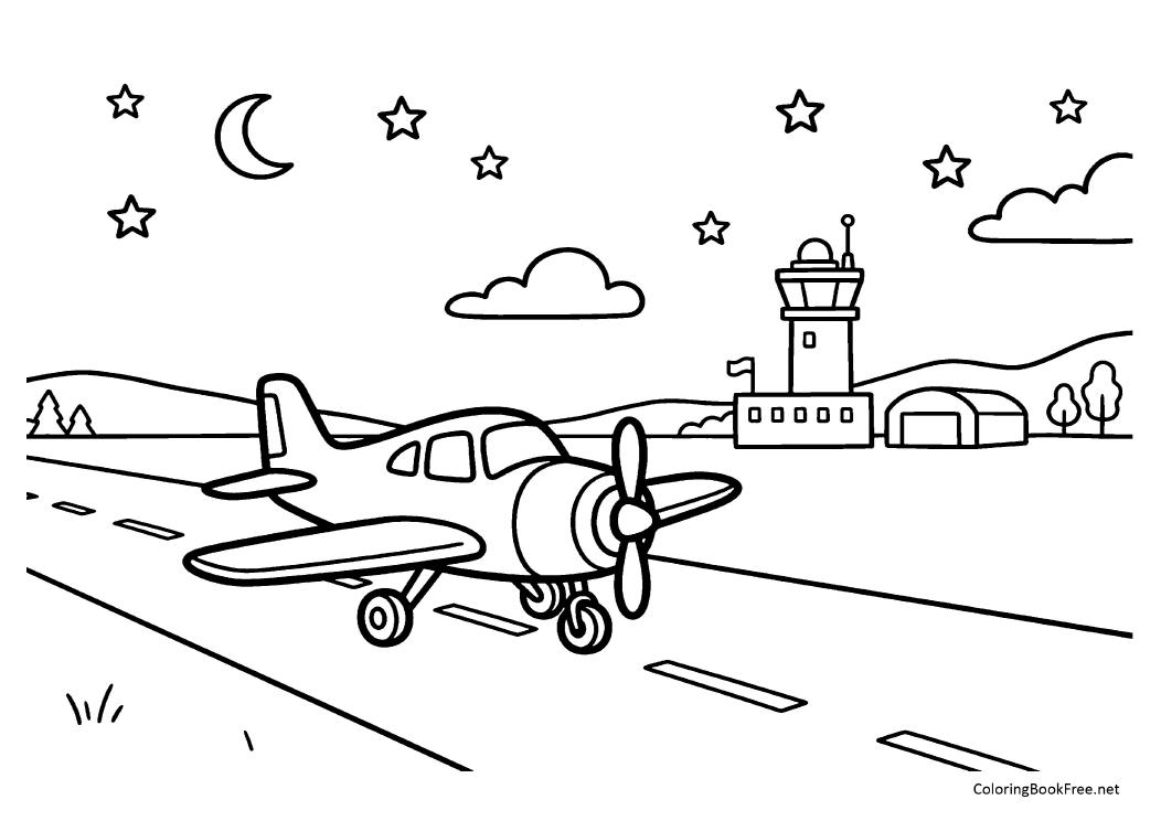 Image of the airplanes7 coloring page