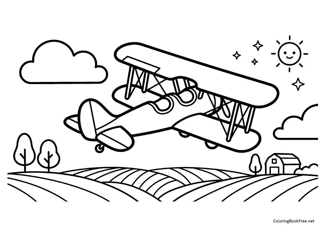 Image of the airplanes8 coloring page