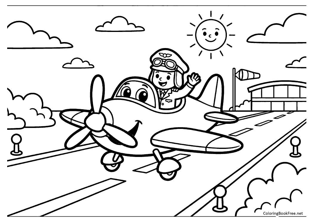Image of the airplanes86 coloring page