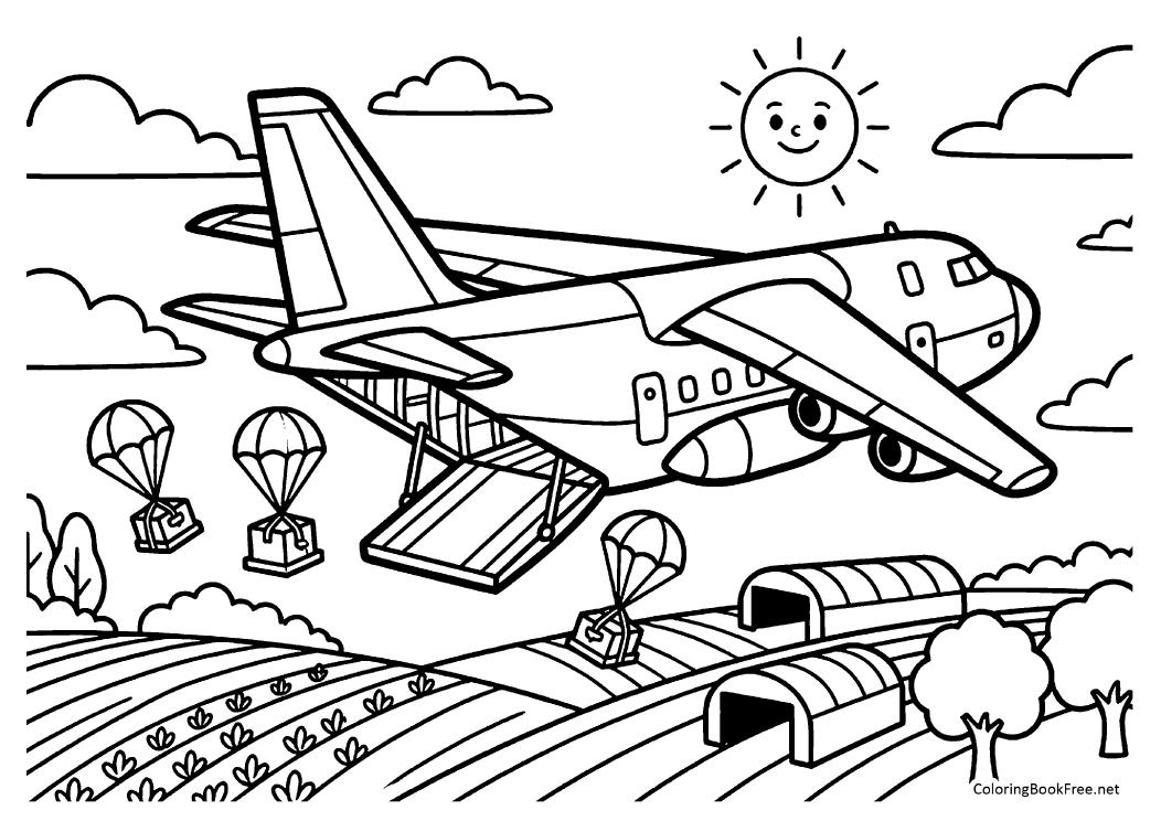 Image of the airplanes87 coloring page