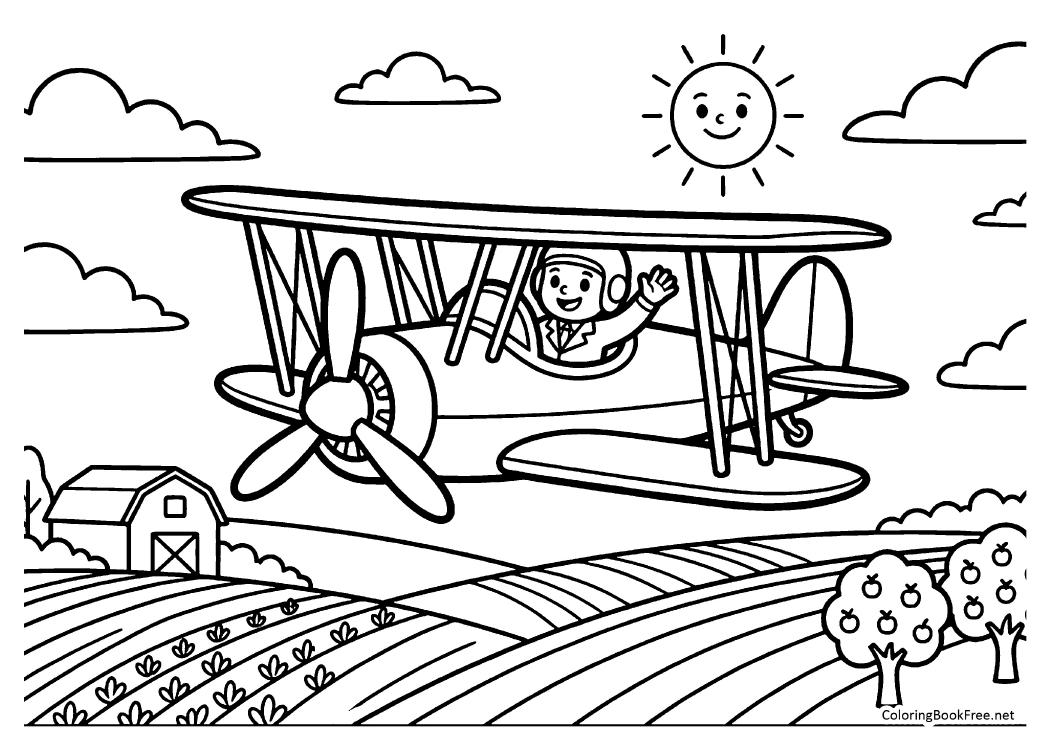 Image of the airplanes89 coloring page