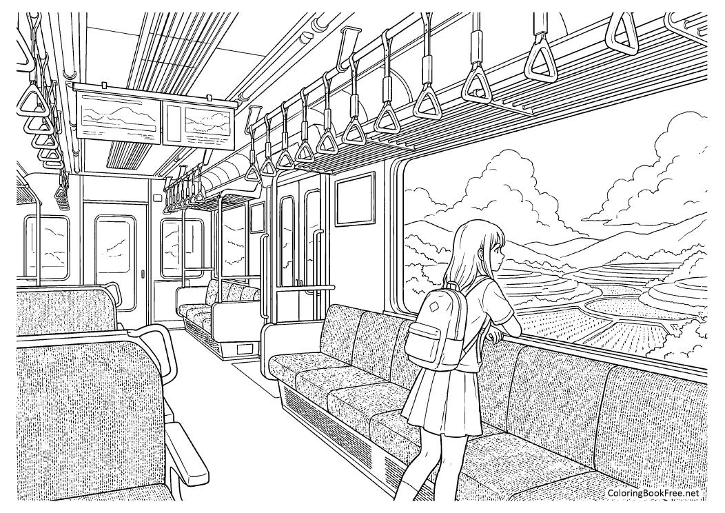 Image of the anime_manga_art161 coloring page