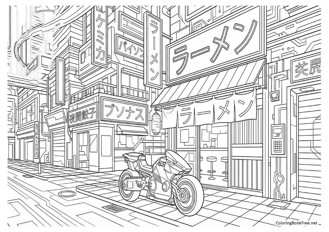 Image of the anime_manga_art164 coloring page