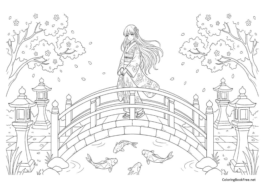 Image of the anime_manga_art165 coloring page