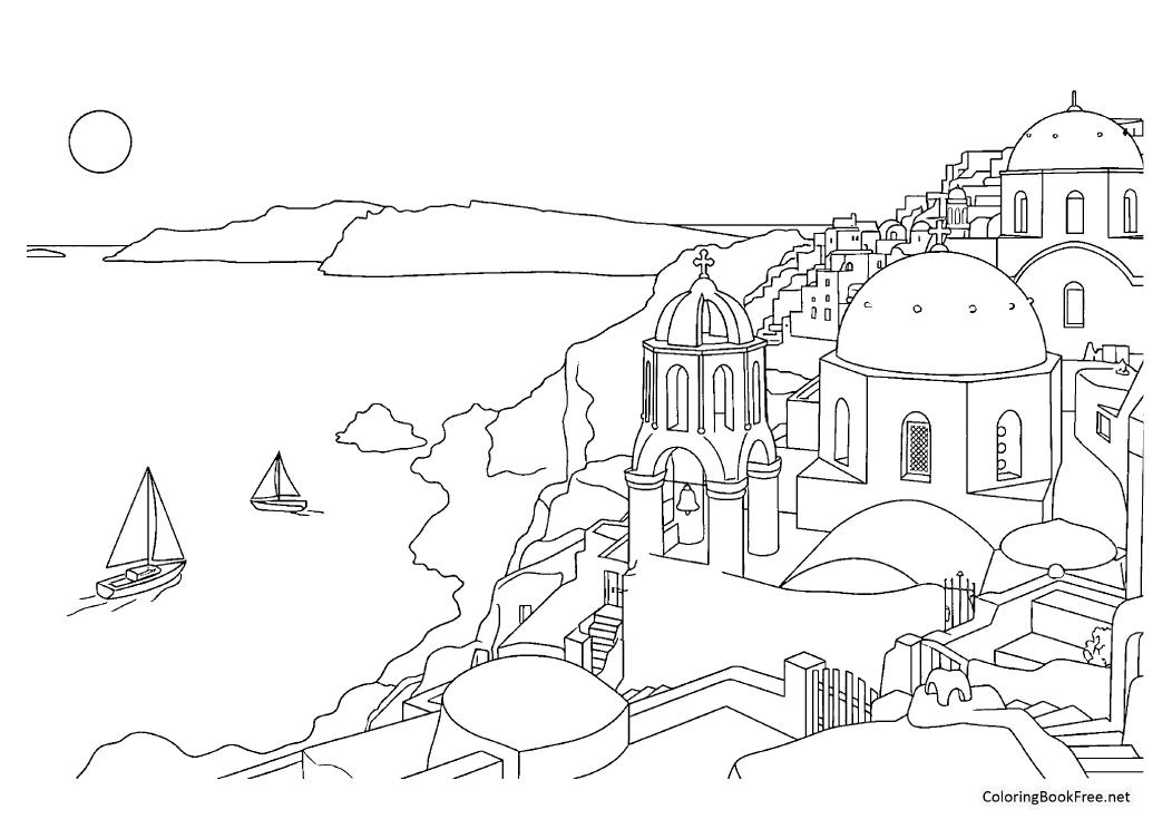Image of the architecture_cityscapes167 coloring page