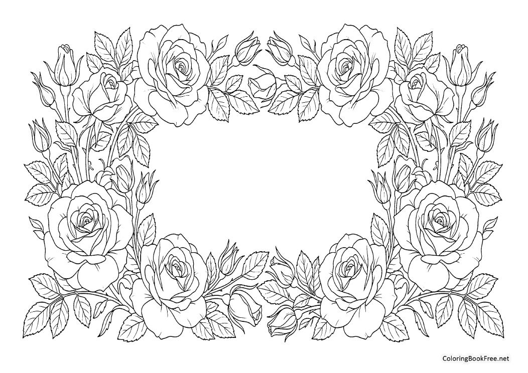 Image of the botanical_floral_gardens180 coloring page