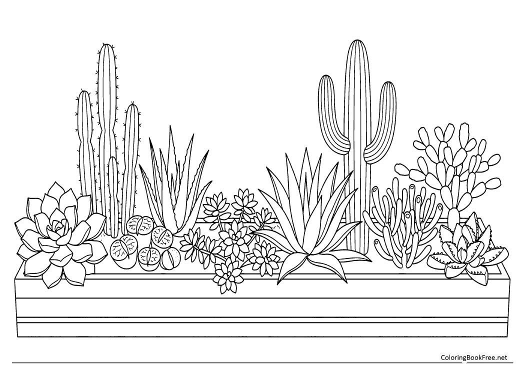 Image of the botanical_floral_gardens181 coloring page