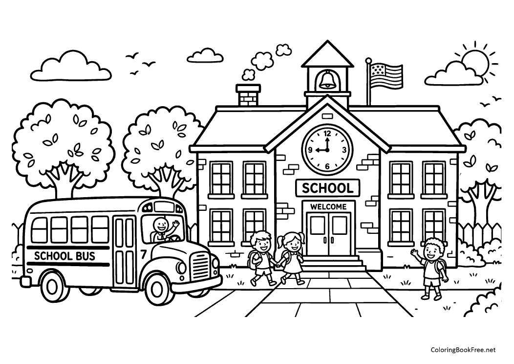 Image of the buildings101 coloring page