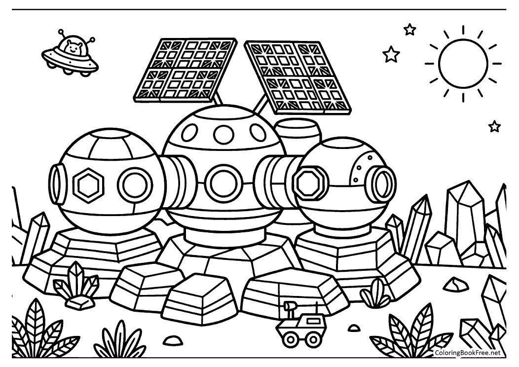 Image of the buildings105 coloring page