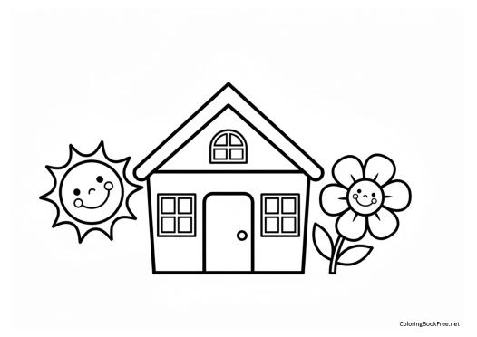 Image of the buildings238 coloring page
