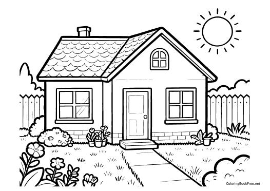 Image of the buildings253 coloring page