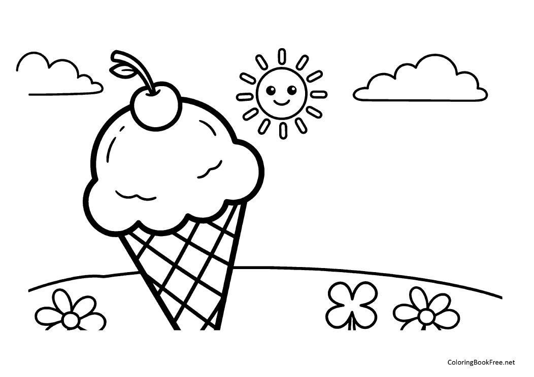 Image of the cakes29 coloring page