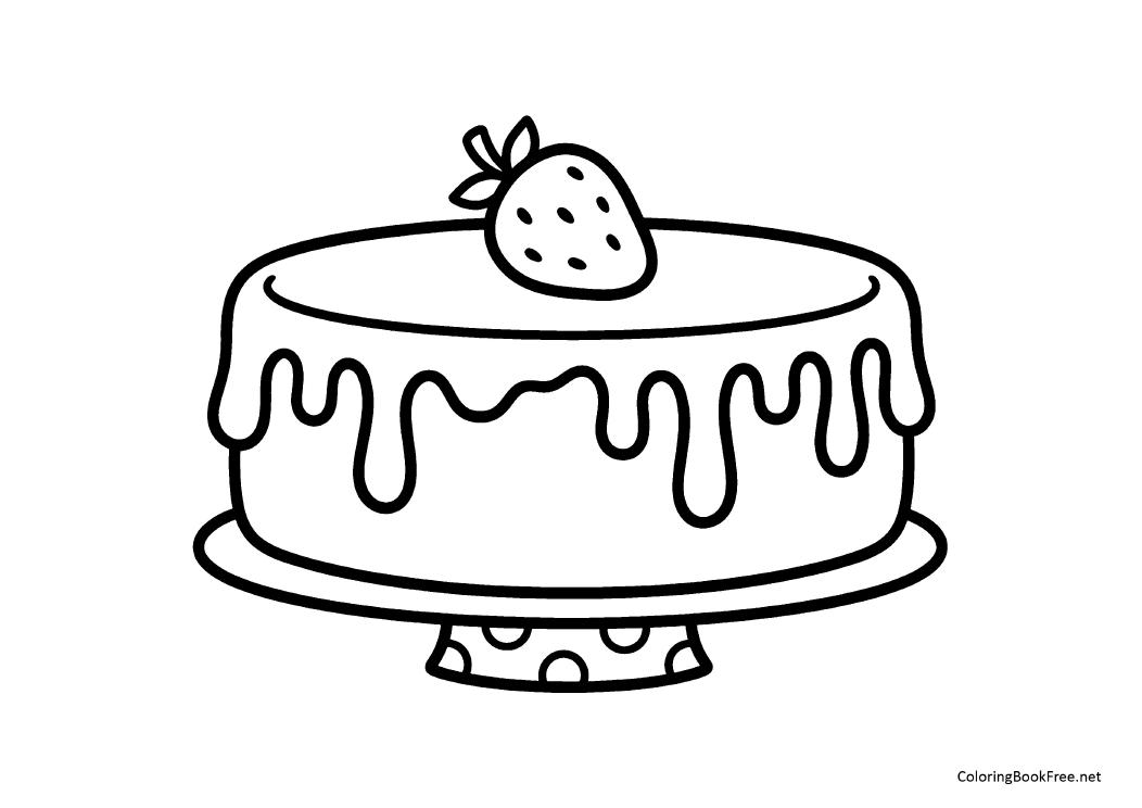 Image of the cakes30 coloring page