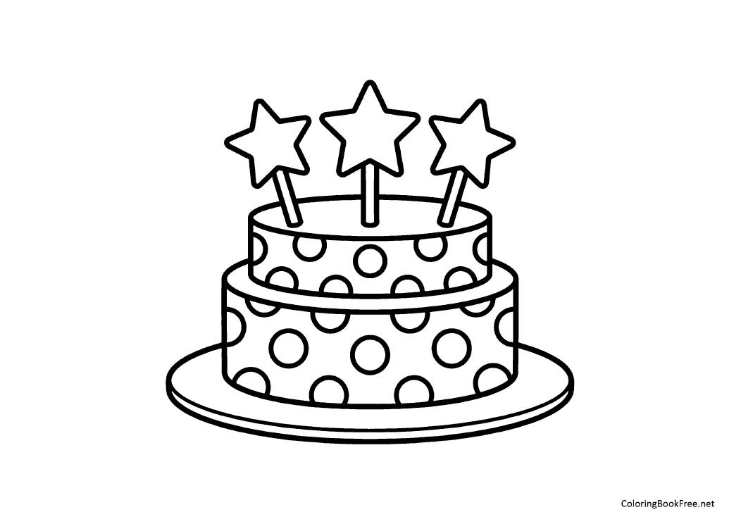 Image of the cakes34 coloring page