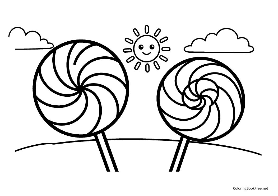Image of the cakes35 coloring page