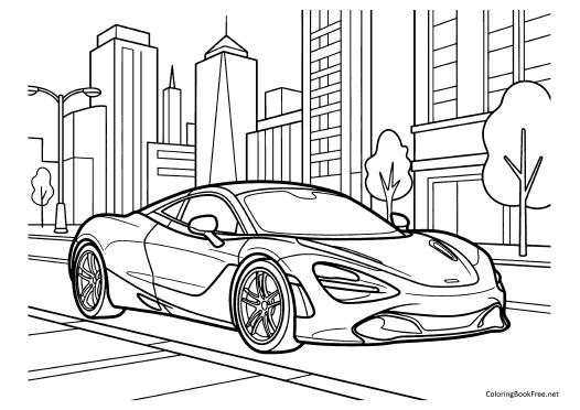 Image of the cars123 coloring page
