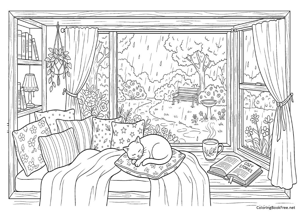 Image of the cozy_moments_hygge184 coloring page