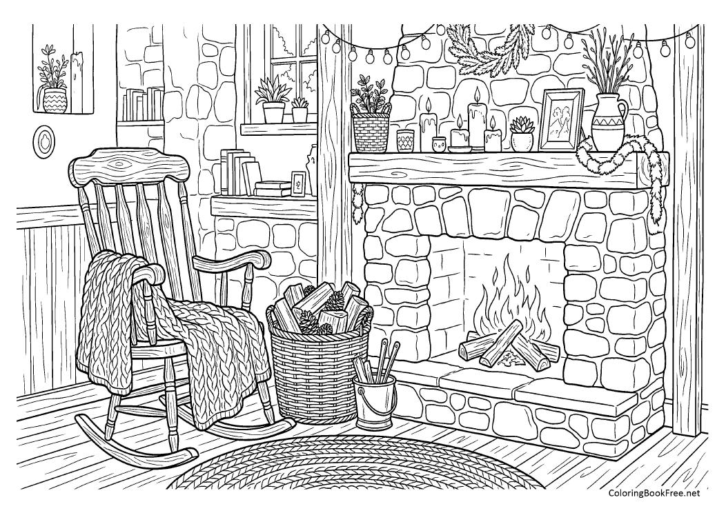 Image of the cozy_moments_hygge185 coloring page