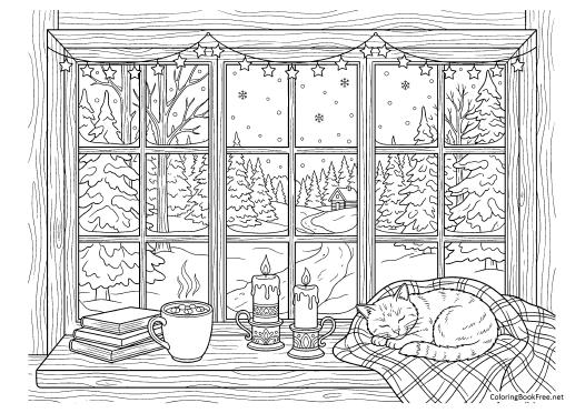 Image of the cozy_moments_hygge274 coloring page
