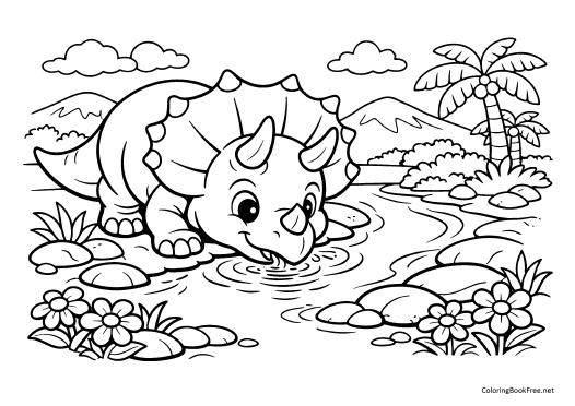 Image of the dinosaurs127 coloring page