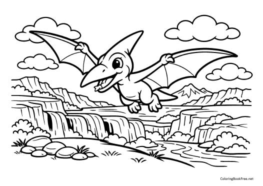 Image of the dinosaurs130 coloring page