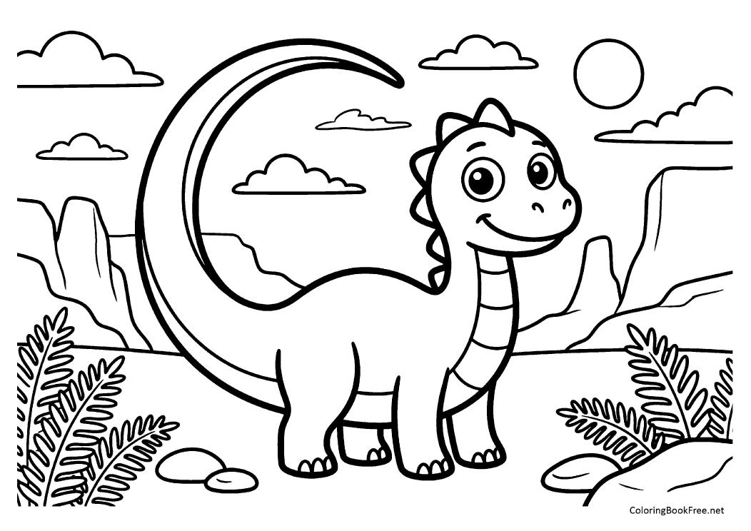 Image of the dinosaurs47 coloring page