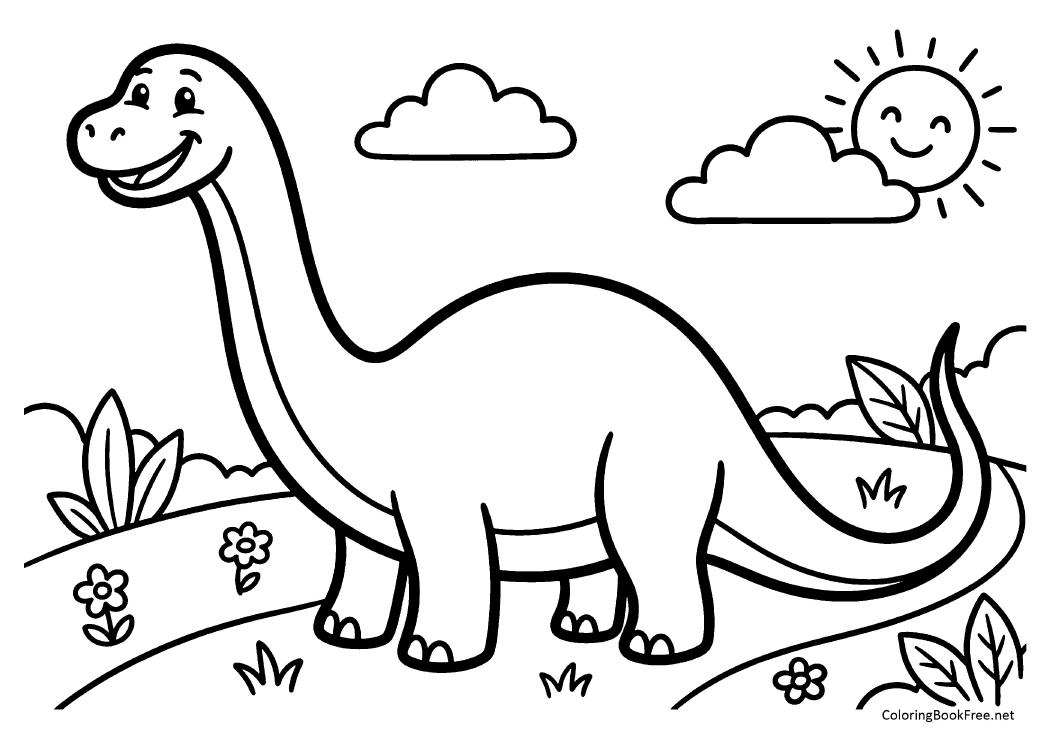 Image of the dinosaurs49 coloring page