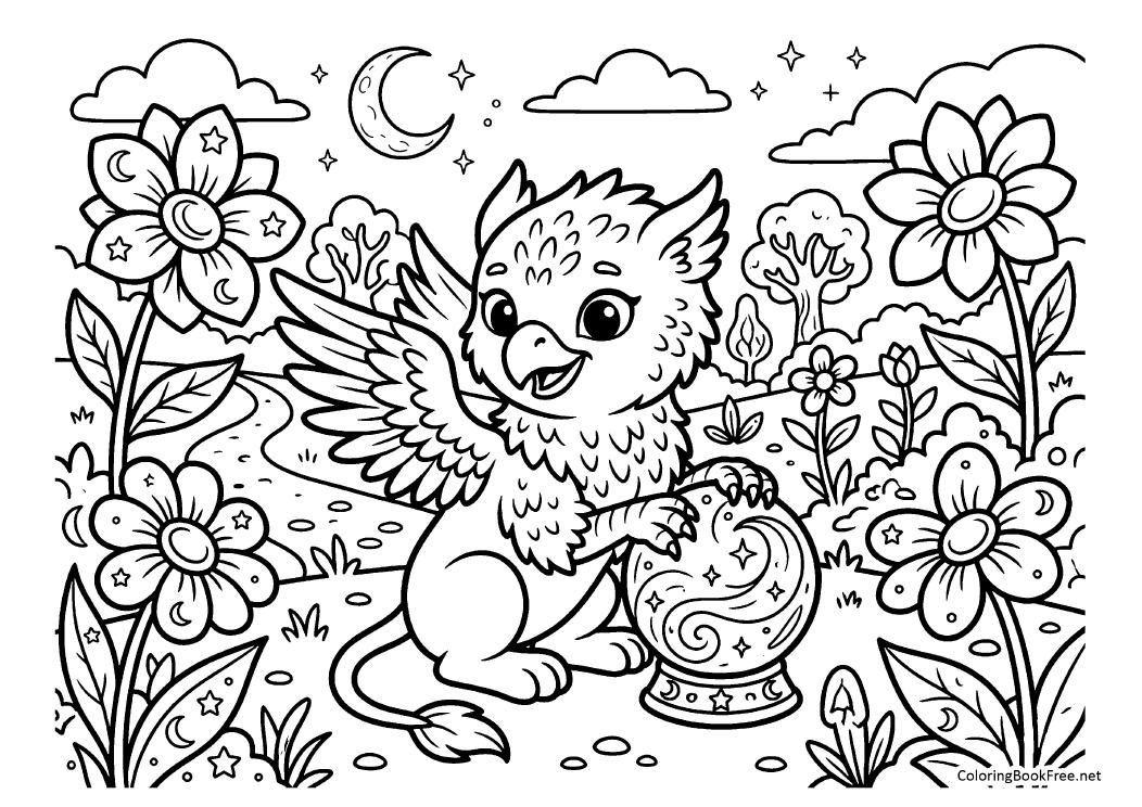 Image of the fantasy137 coloring page