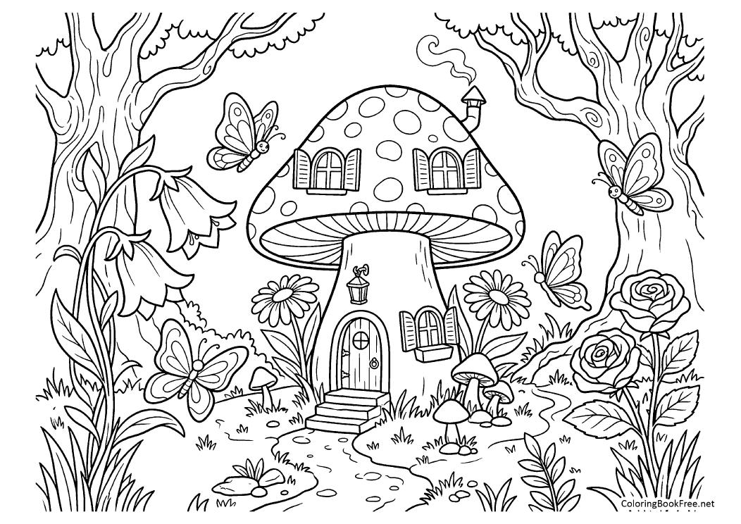 Image of the fantasy139 coloring page