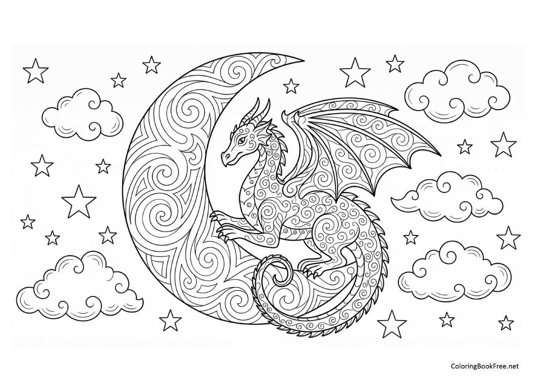 Image of the fantasy_mythical_realms194 coloring page