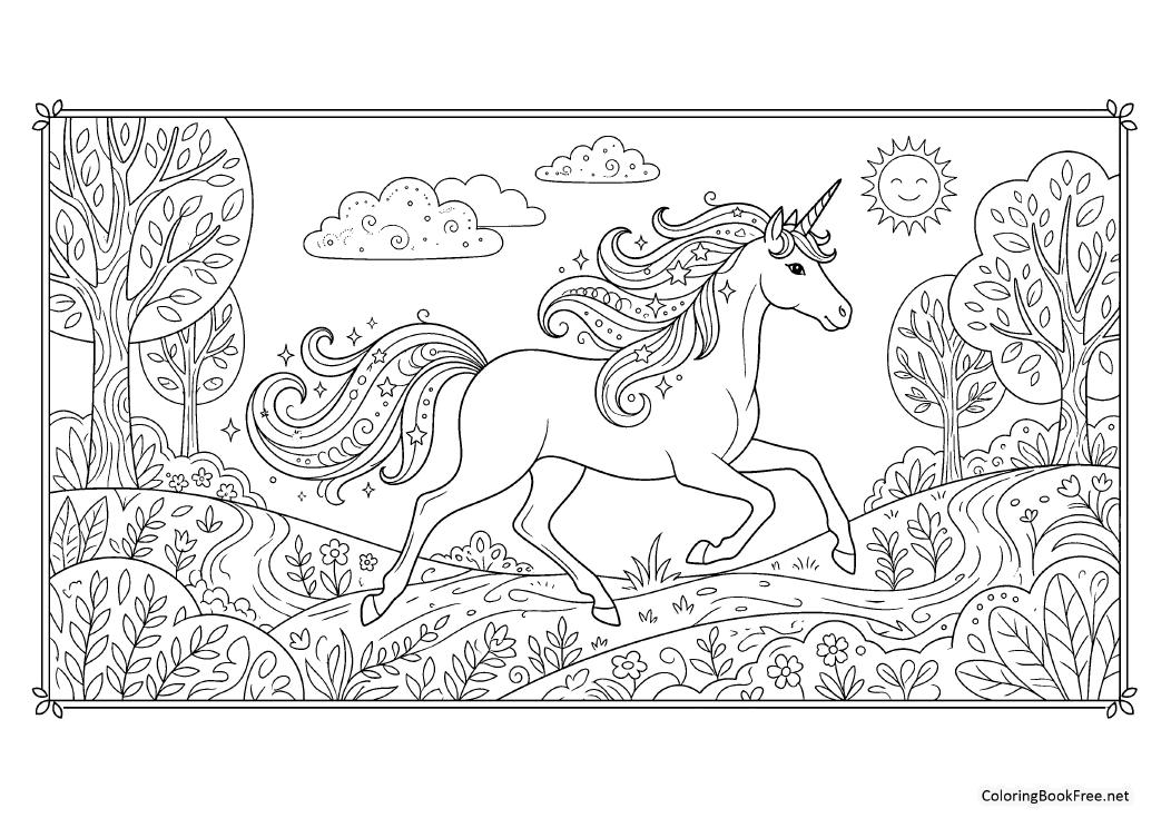 Image of the fantasy_mythical_realms200 coloring page