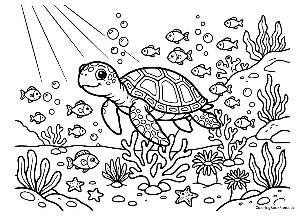 Image of the fish144 coloring page
