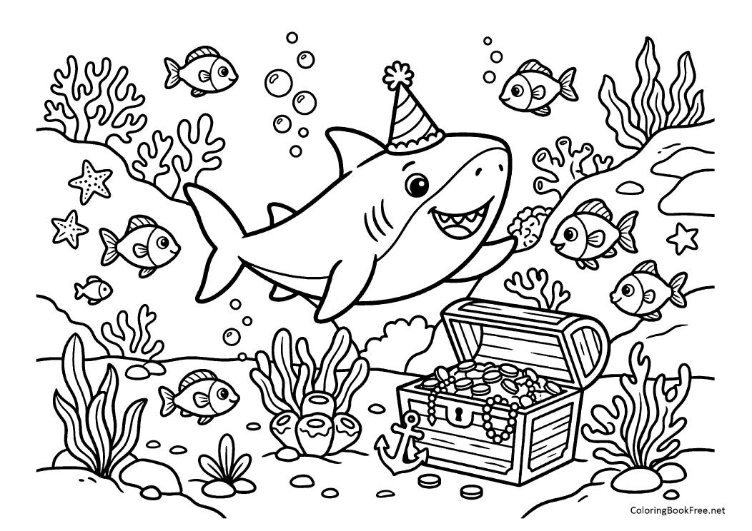 Image of the fish145 coloring page
