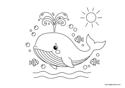 Image of the fish259 coloring page
