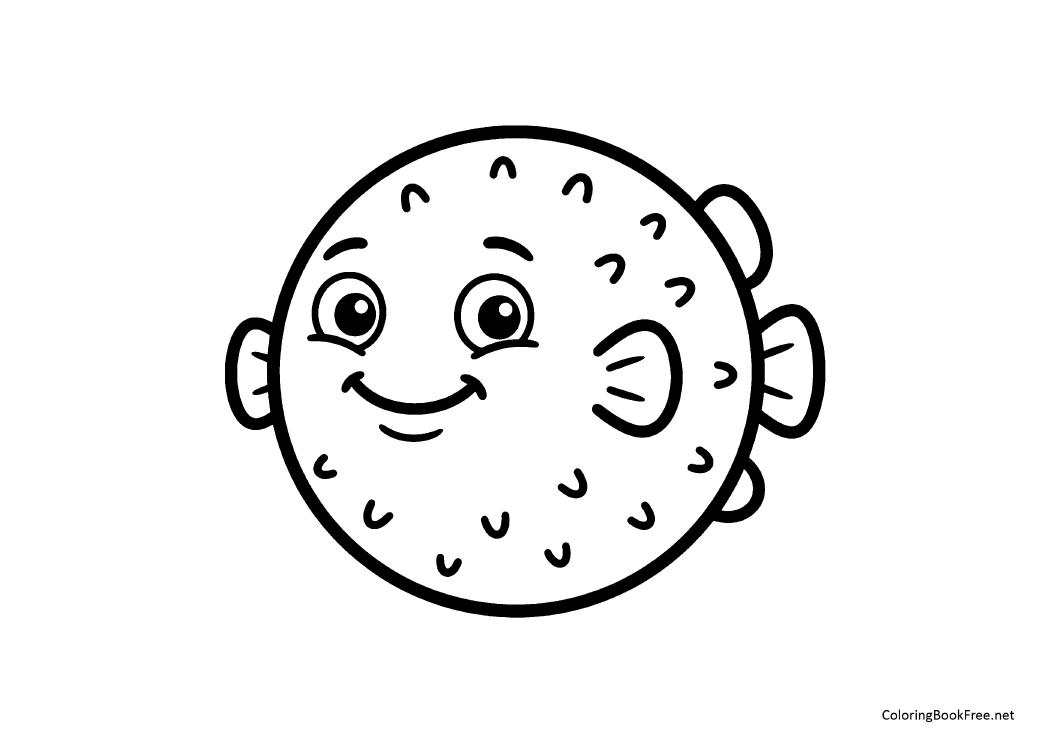 Image of the fish55 coloring page