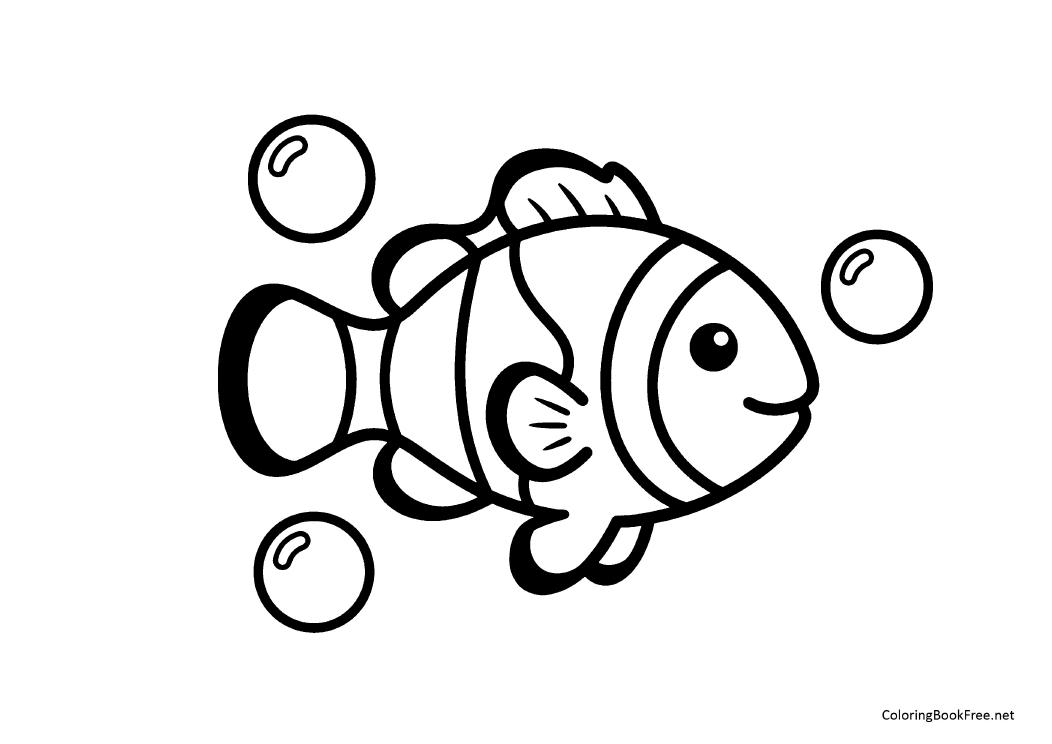 Image of the fish58 coloring page