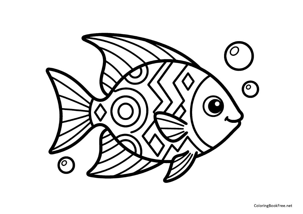 Image of the fish59 coloring page