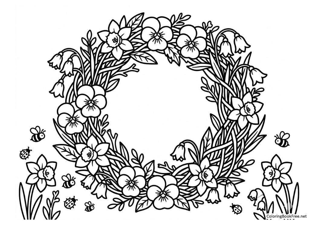 Image of the flowers154 coloring page