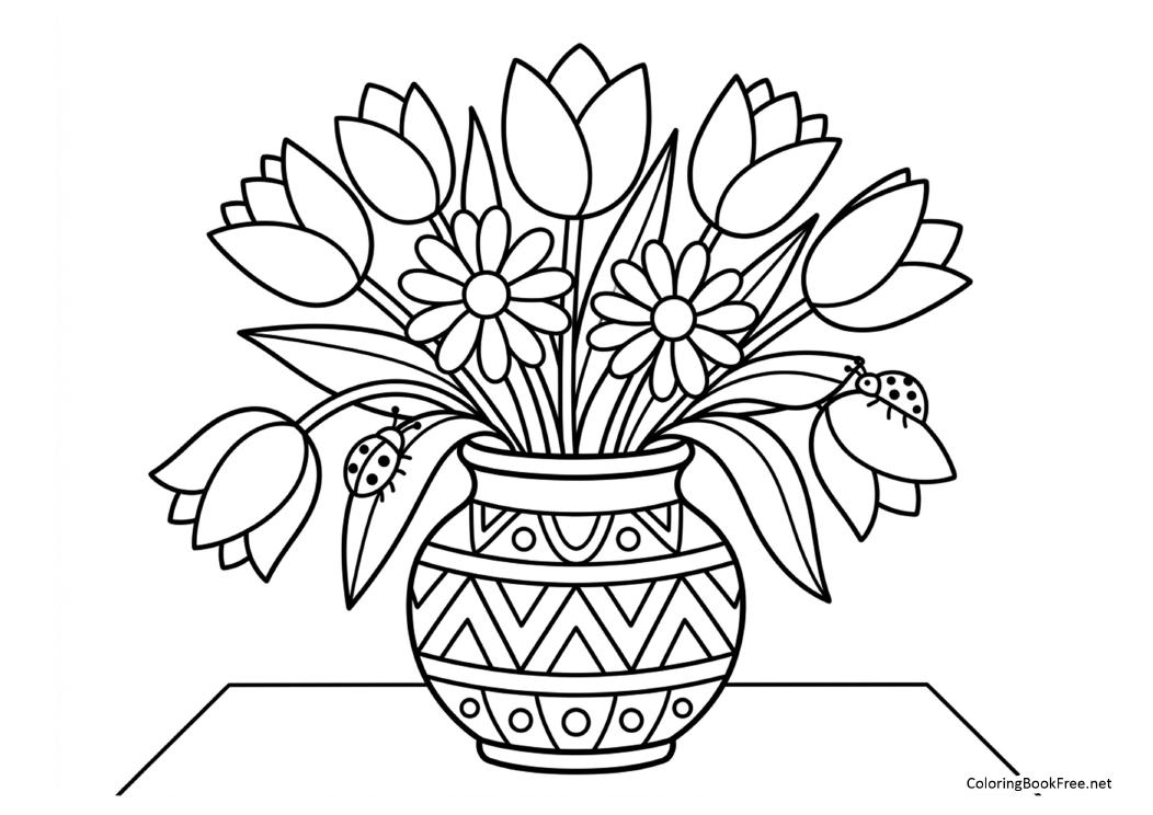 Image of the flowers157 coloring page