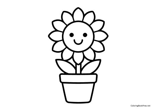 Image of the flowers267 coloring page