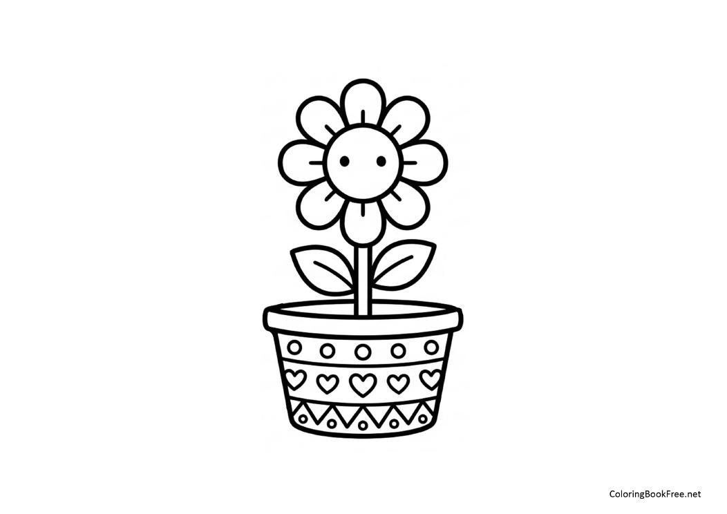 Image of the flowers66 coloring page