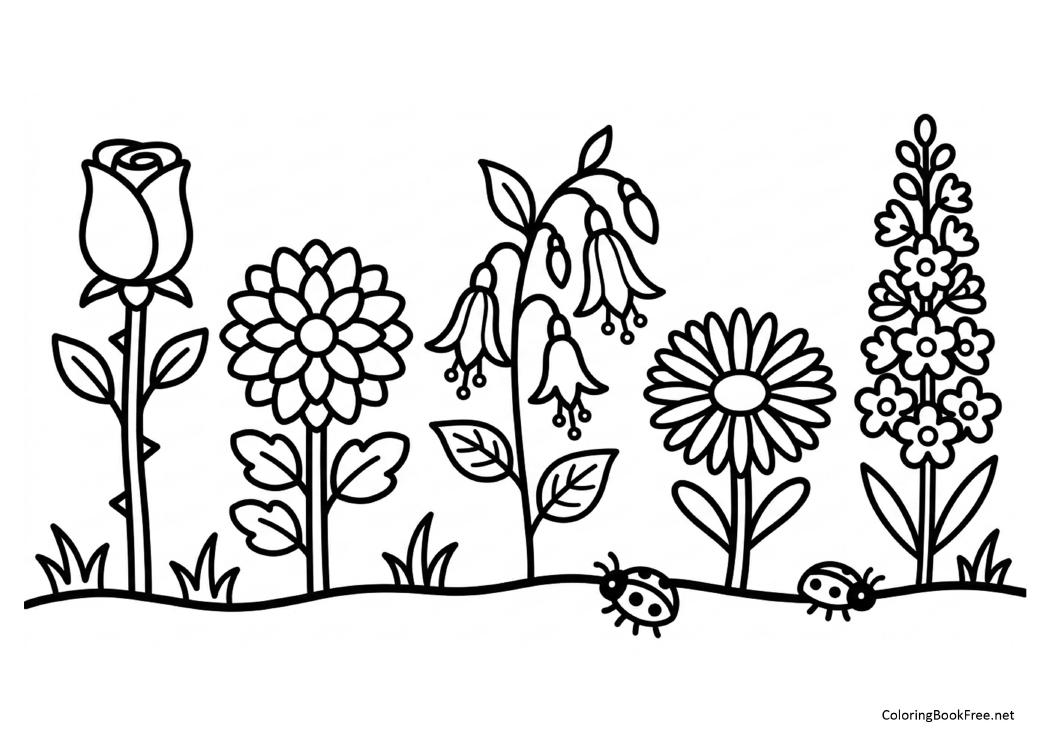 Image of the flowers67 coloring page