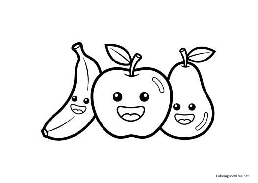Image of the fruits245 coloring page