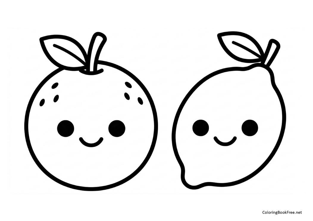 Image of the fruits71 coloring page
