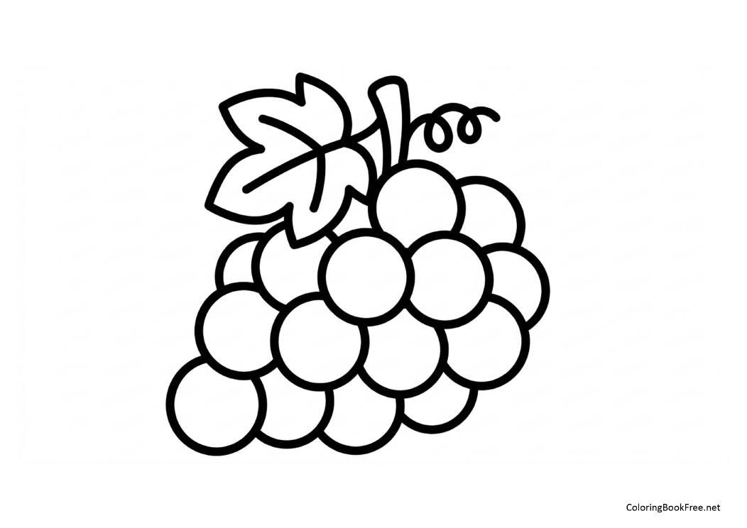 Image of the fruits73 coloring page