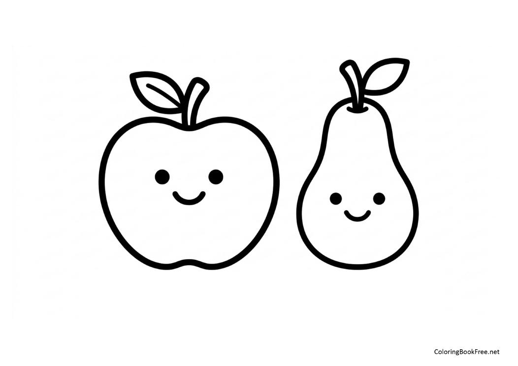 Image of the fruits77 coloring page