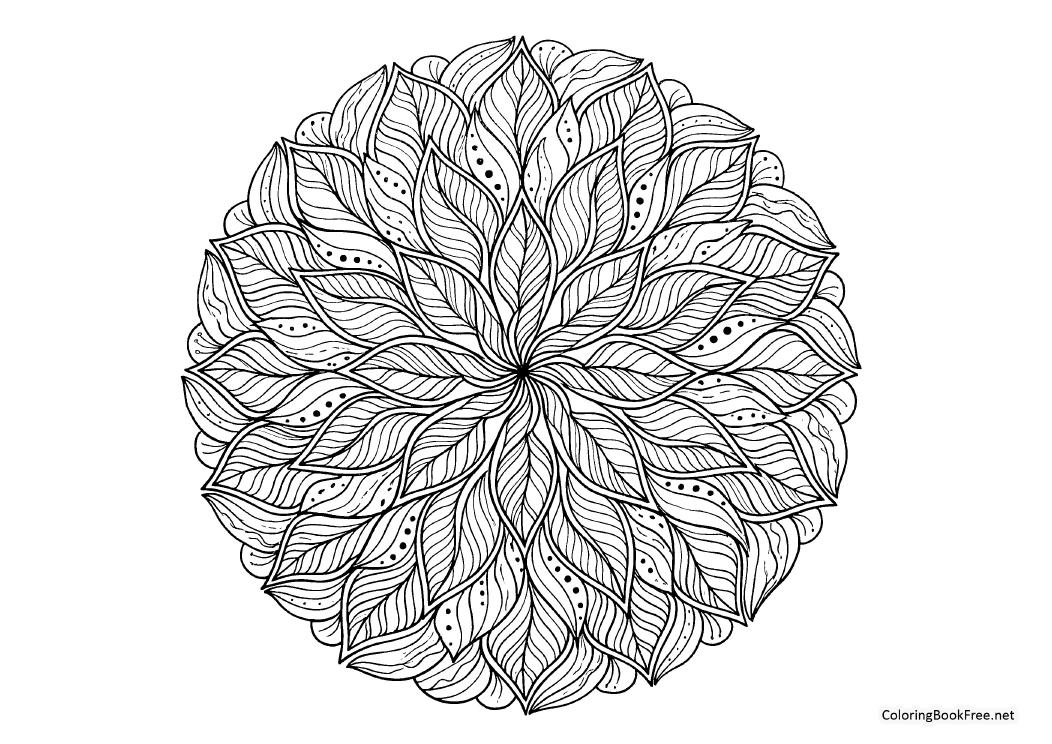 Image of the mandala_geometric_patterns226 coloring page