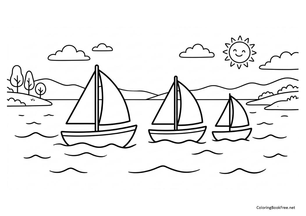 Image of the ships84 coloring page